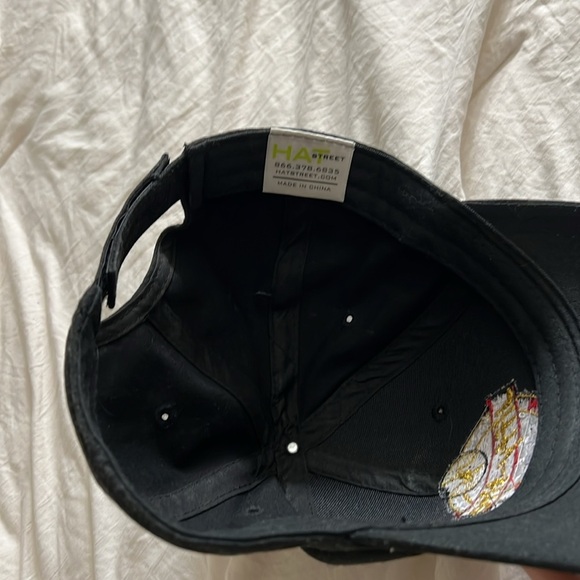 JIFFY-TITE Motorsports Black Flame Detailed Cap - Picture 3 of 4